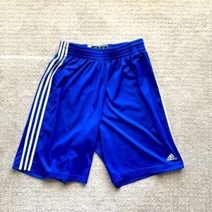 Adidas ClimaLite Blue Athletic Shorts Large
